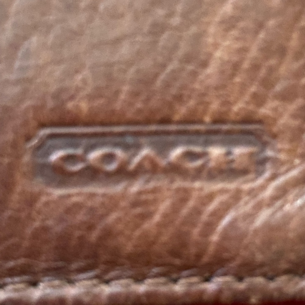 COACH vintage calfskin wallet.